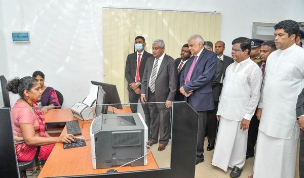 The initiation of accepting passports application through online system under the leadership of President Ranil Wickramasinghe in Homagama (2023-06-15)